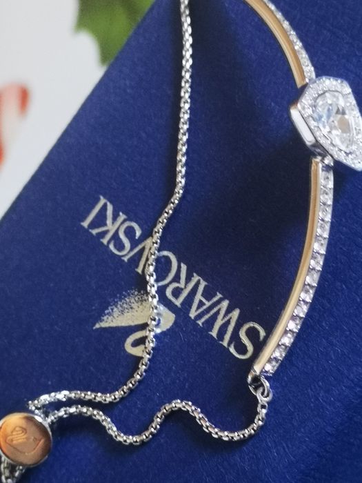 Swarovski Nowa bransoletka srebro kryształki