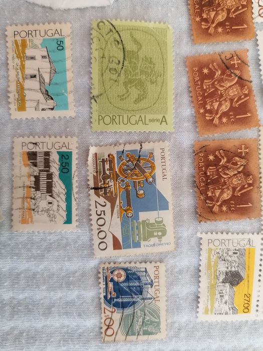 Selos antigos Portugal e Angola