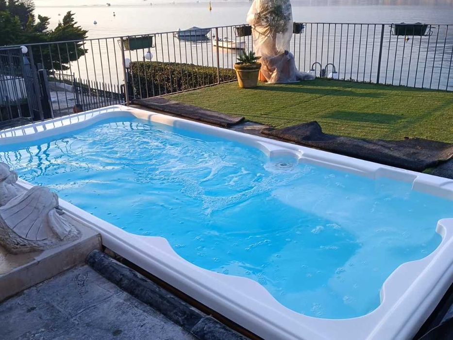 Basen ogrodowy KONGO z przeciwprądem wolnostojący hydromasaż