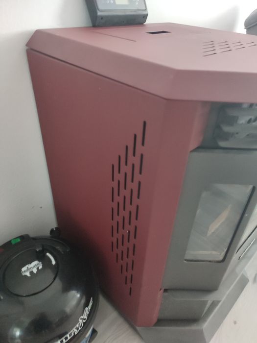 Piec na pellet SCHENGER HLP3602 9,3kW A++ W pełni automatyczny ECO+TIMER Czerwony