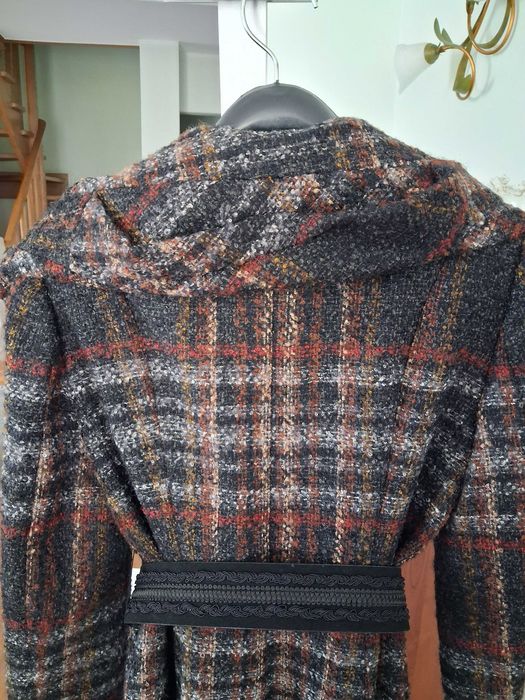 płaszcz damski Boucle Zara 38