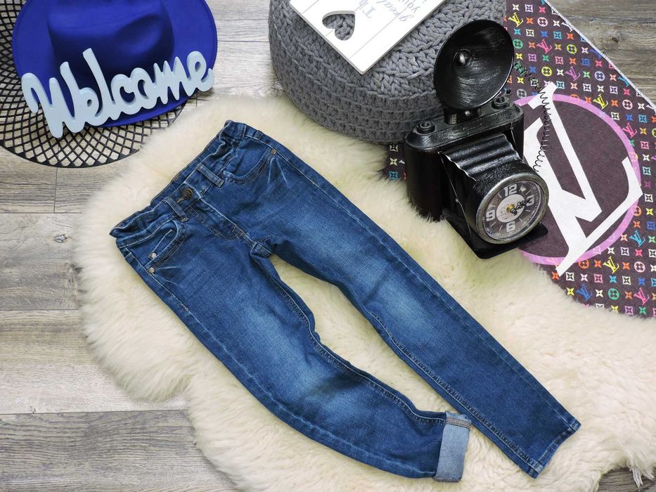 Kidz Alive - spodnie rurki jeans strech r 128