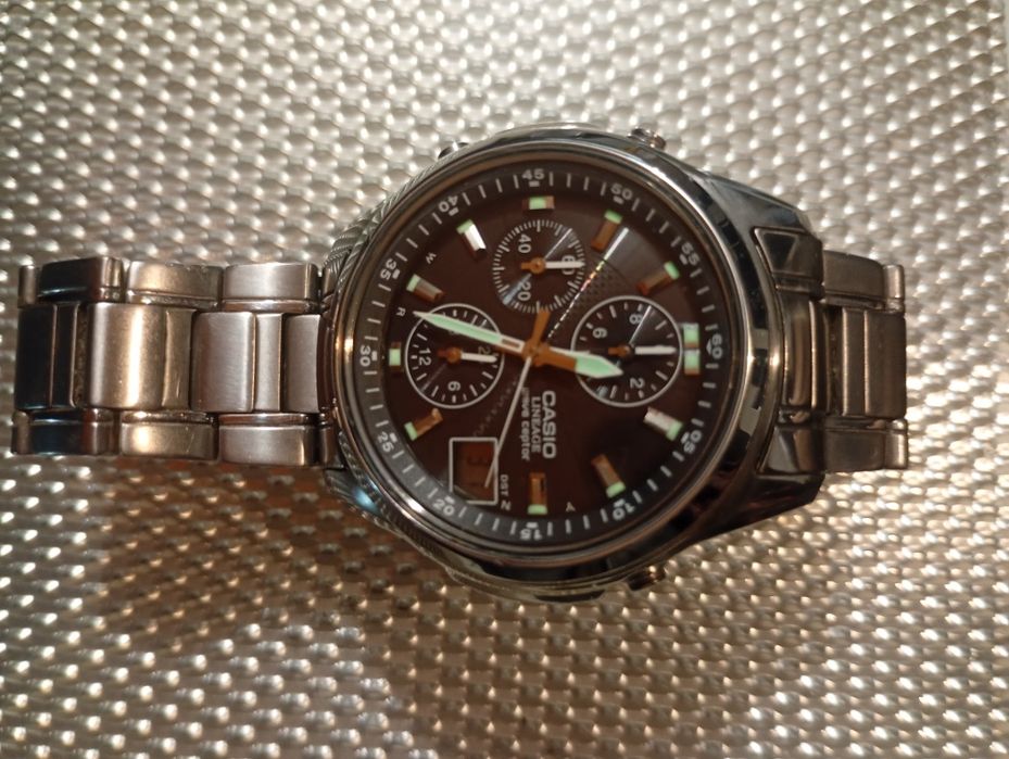 Unikat atomowy Casio Lineage LIW-500 Multi Wave Ceptor Tough Solar Chrono 4717