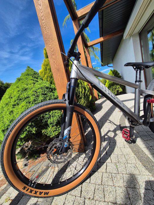 Rower GHOST Nirvana 4X, GWARANCJA, Raw Silver, Pumptrack Dirt 4X
