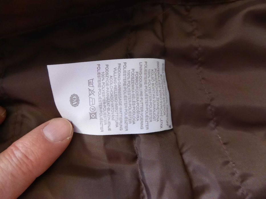 Kurtka dziewczęca DAMSKA DŁUGA płaszcz zimowy KAPTUR 172 cm