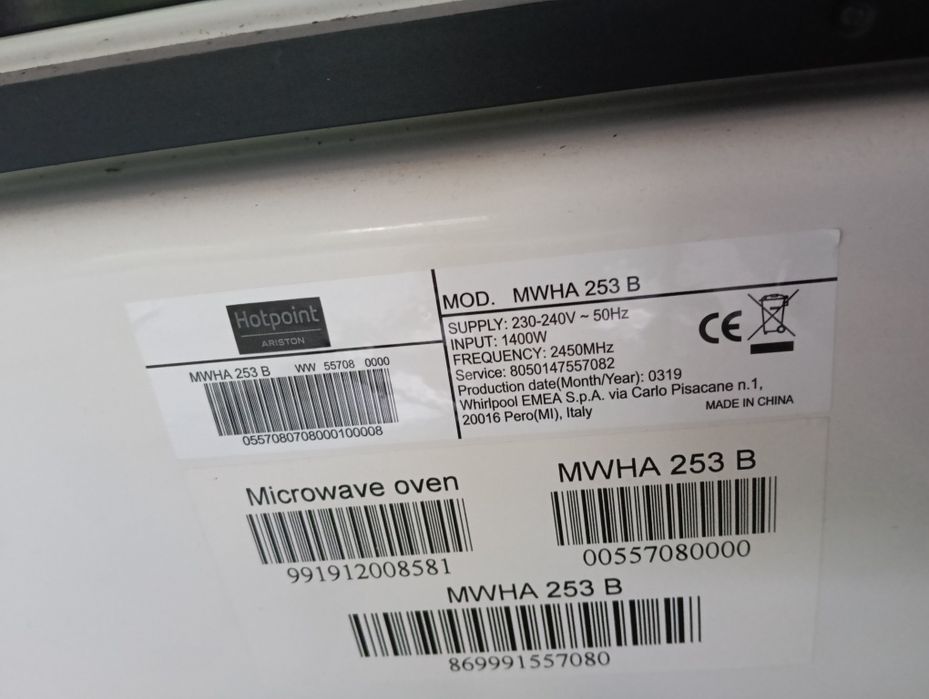 Microondas hotpoint