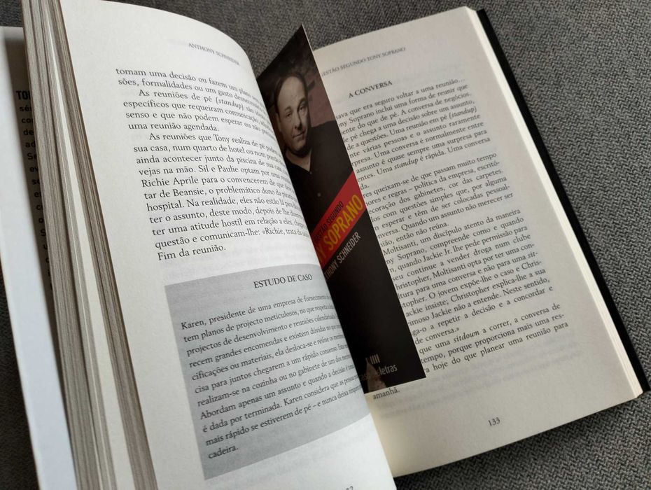 Livro "A gestão segundo Tony Soprano" de Anthony Schneider