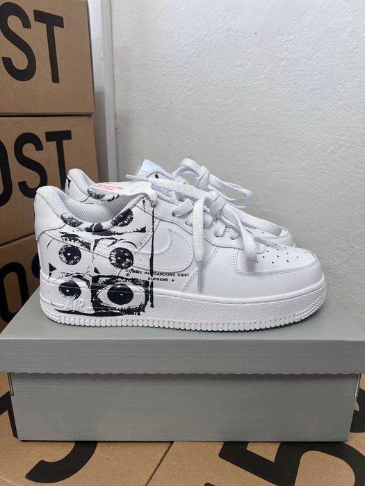 Женские кроссовки Nike Air Force 1 Low х Comme des Garçons Supreme