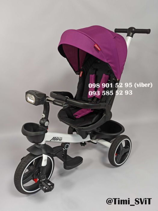 Дитячий триколісний велосипед з батьківською ручкою Best Trike "Marco"