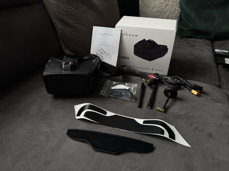 Skyzone Cobra X V4 Black FPV 5.8 GHz – stan idealny, komplet, jak nowe