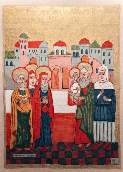 Ikona rysunek grafika Spotkanie Pańskie