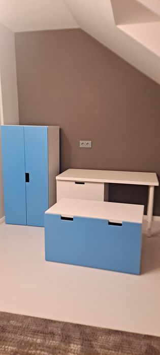Meble komplet Ikea biurko, szafa, szafka