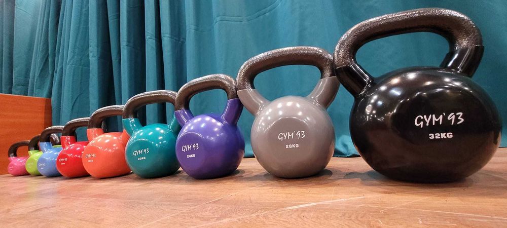 Kettle zestaw do 32 kg NOWE Siłownia Dzwony Kettlebells