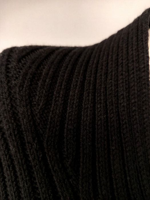 Zimowy premium sweter czarny joop wełniany damski S gruby ciepły