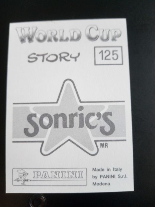 Cromo Panini World Cup Story de Rob Rensenbrink no Mundial 78