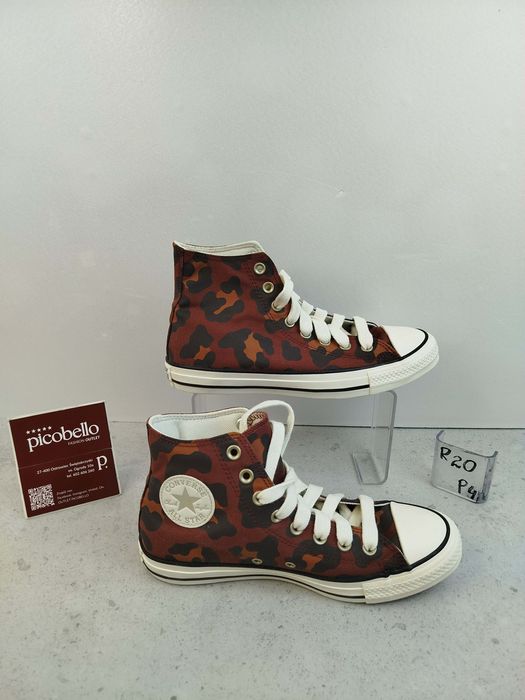 Buty Converse Ctas Hi Brown / Egret/Gold