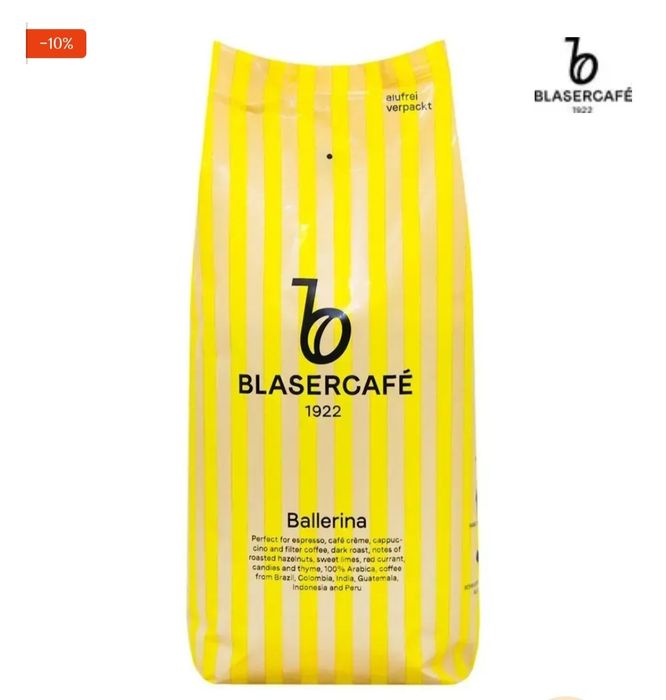 Кава в зернах Blasercafe Ballerina
Кава в зернах Blasercafe Ballerina
Кава в зернах Blasercafe Ballerina