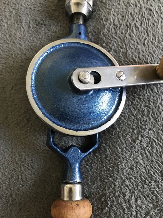 Stanley No 805 wiertarka ręczna made in England oryginał po renowacji