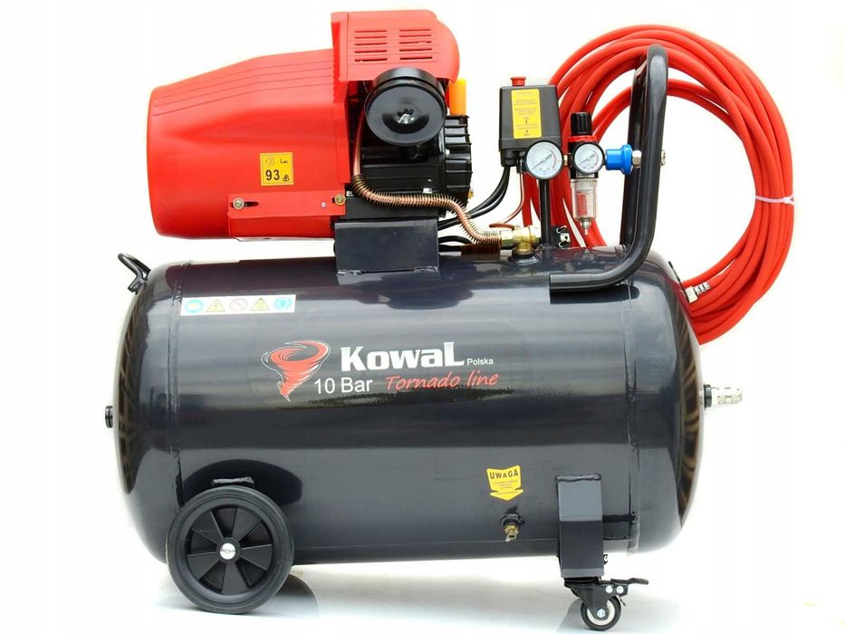 12 Bar KOMPRESOR k7 100L olejowy tłokowy sprężarka pompa powietrza