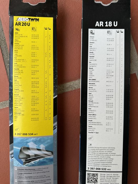 Escovas limpa parabrisas Bosch Aerotwin