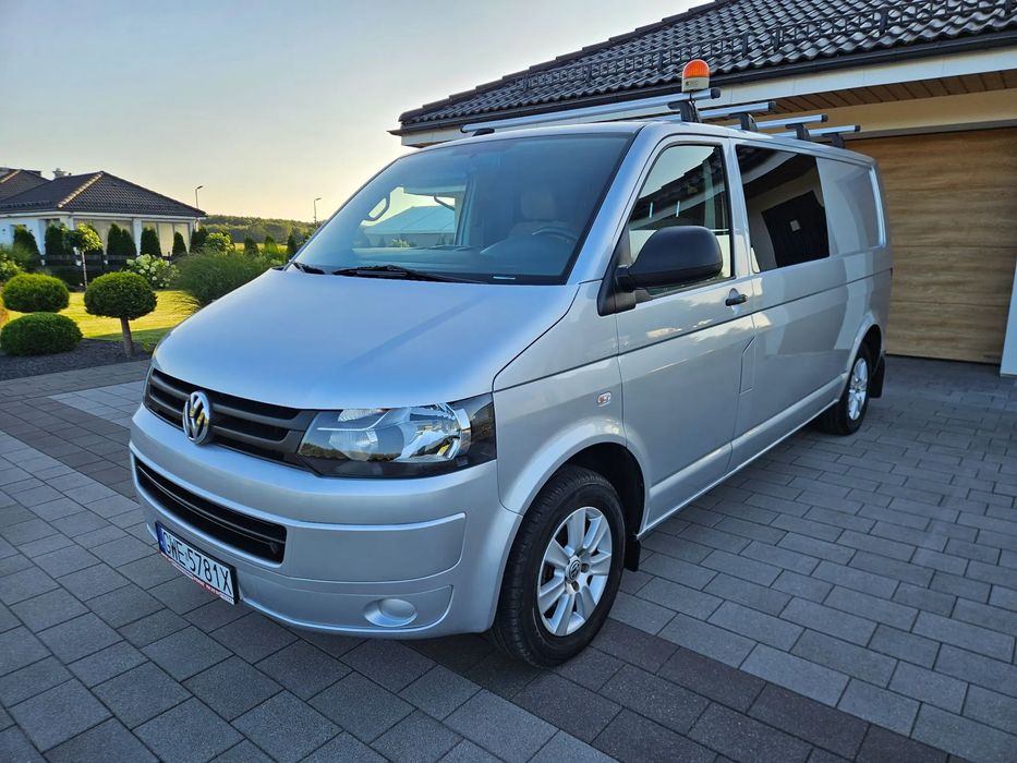 Volkswagen TRANSPORTER T5  2.0TDI 140KM/5 Osobowy/ DŁUGI LONG/HAK/Uwaga 121TYŚ KM /Zadbany