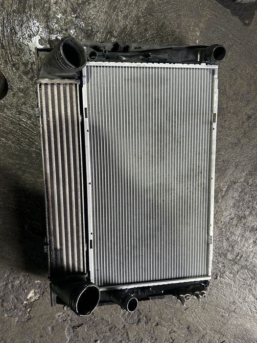 Chłodnice komplet 320d 318d 316d manual e90 e91 e92 e93 120d 118d 116d