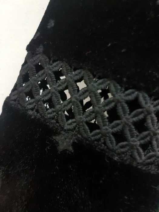 Aksamitna welurowa gotycka sukienka przebranie czarownica AF197