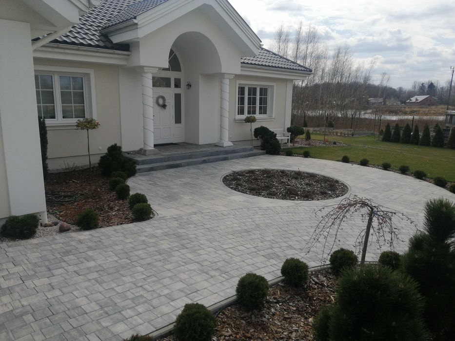 Brukarstwo, Kostka Brukowa, Ogrodzenia, Ogrody, Odśnieżanie