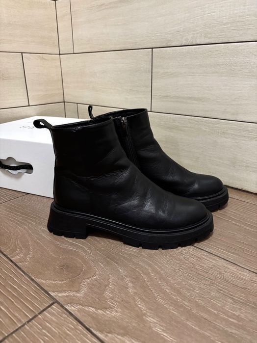 Skórzane buty wiosenno-jesienne