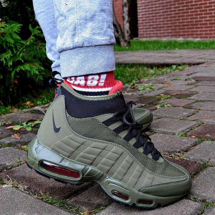 Мужские зимние кроссовки Nike Air Max 95 Sneakerboot "Khaki" 40-45