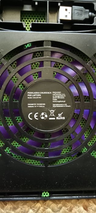 Podkładka pod laptopa chłodzącą Cooper Pad, nowa