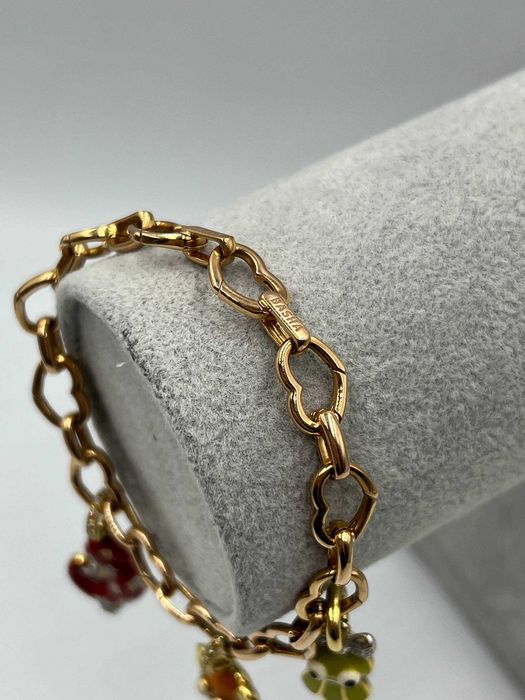 Bransoletka złota 18K 30.32g ARON BASHA