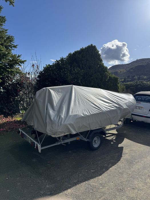 Barco semi rigido com motor mercury 25cv