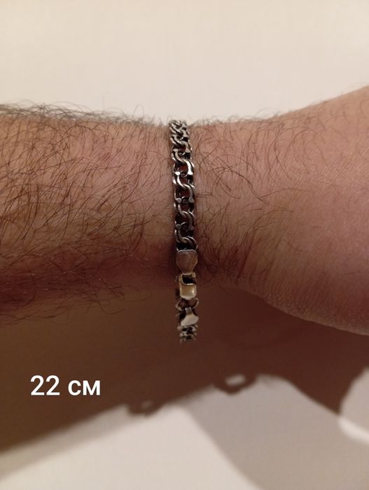 Продам серебряные браслеты 20, 22 см
