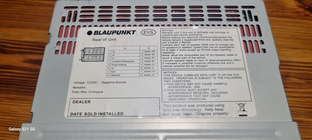 Radio Blaupunkt Alicante 170 > CD + USB