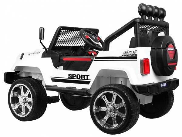 JEEP Raptor DRIFTER na akumulator Napęd 4X4 Biały S2388 Pilot