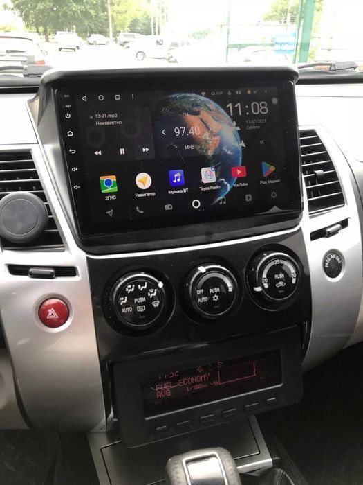 Auto Radio Mitsubishi Pajero Sport 2 Dim Ano 2008 até 2016