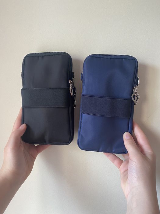 Bolsas para telemóvel e porta-moedas com tiracolo removível