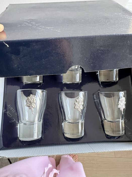 Рюмки з сріблом Італія