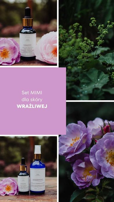 Olejek do twarzy CZUŁOŚĆ PREMIUM + hydrolat GRATIS / cera wrażliwa