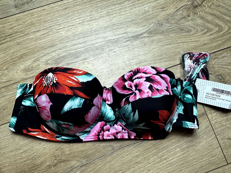 Boohoo gora bikini kwiaty nowa S