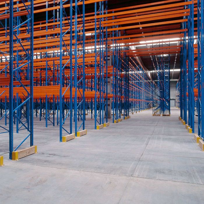 Regały paletowe na palety B1 L=11225MM 36 PALET – 1000KG 0+2