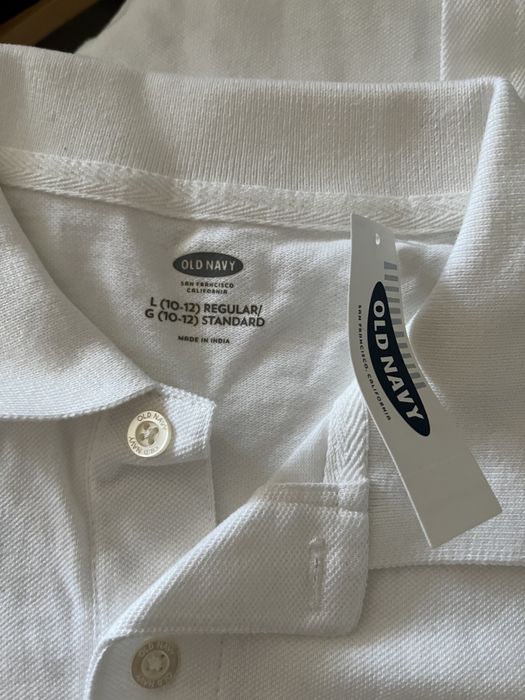 Новое поло с коротким рукавом (10-12 лет)