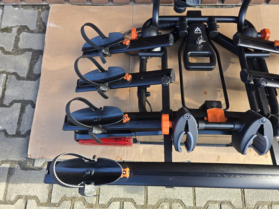 Bagażnik rowerowy na hak Aguri Active 3+1 Bike 4 rowery jak Thule