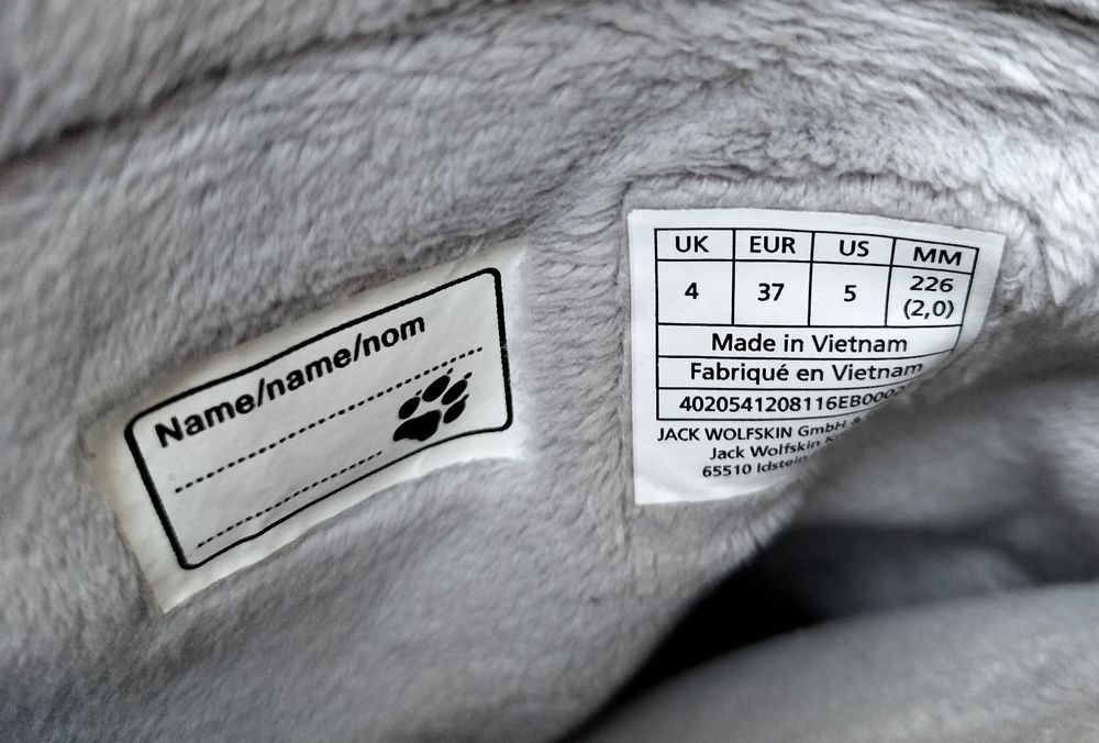 Buty Śniegowce Jack Wolfskin ocieplane roz 37