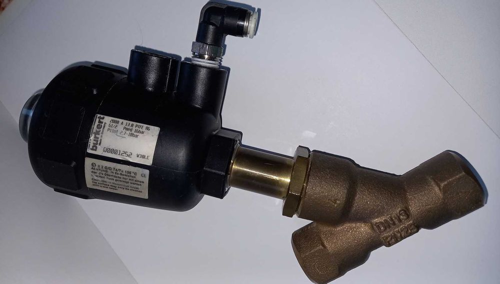 Burkert, пневмо, клапан, 1\2" ,Germany