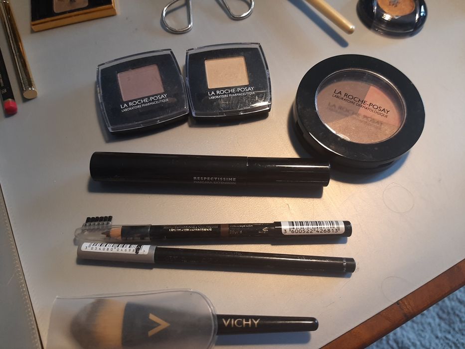 Maquilhagem diversa, Armani, Lâncome, YSaintLaurent, HR, Roche posay