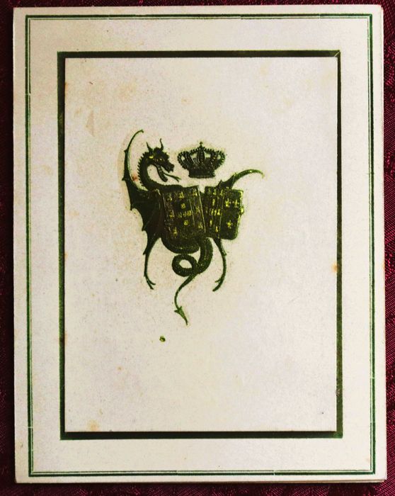 D. Carlos Sintra Real Paço da Pena menu e música, 1903 (Reserva MJS)