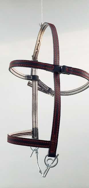 Для коня, корови недоуздок Червоний, новий, міцний, регульований