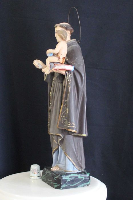Estatueta vintage dos anos 70 de Santo António